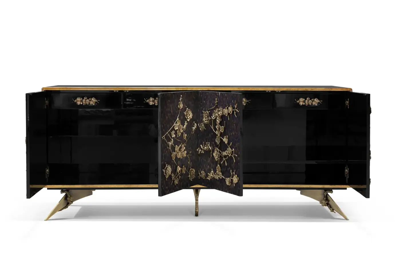 Mirage Purple Feather Sideboard