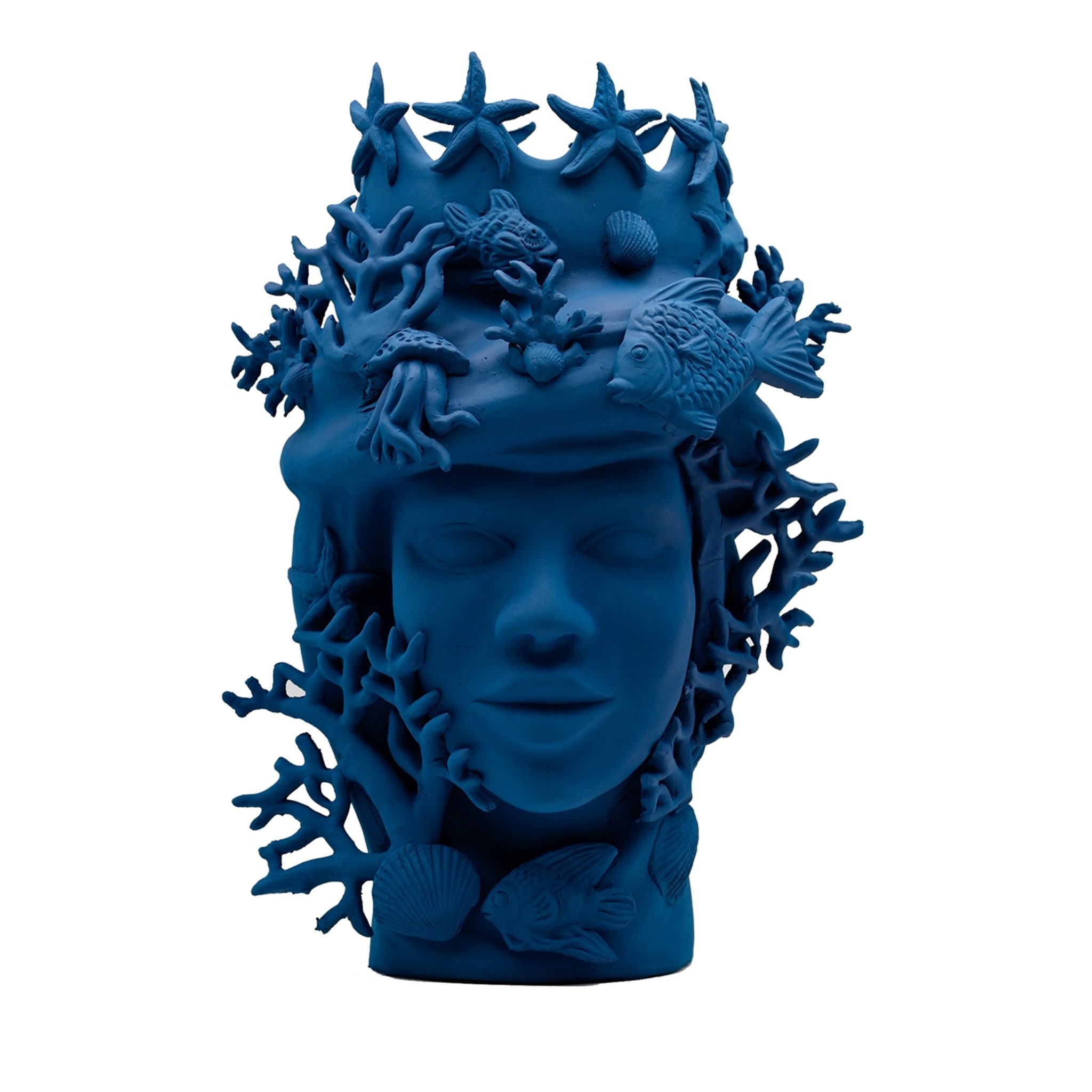 Royal Blue Handmade Moor's Head