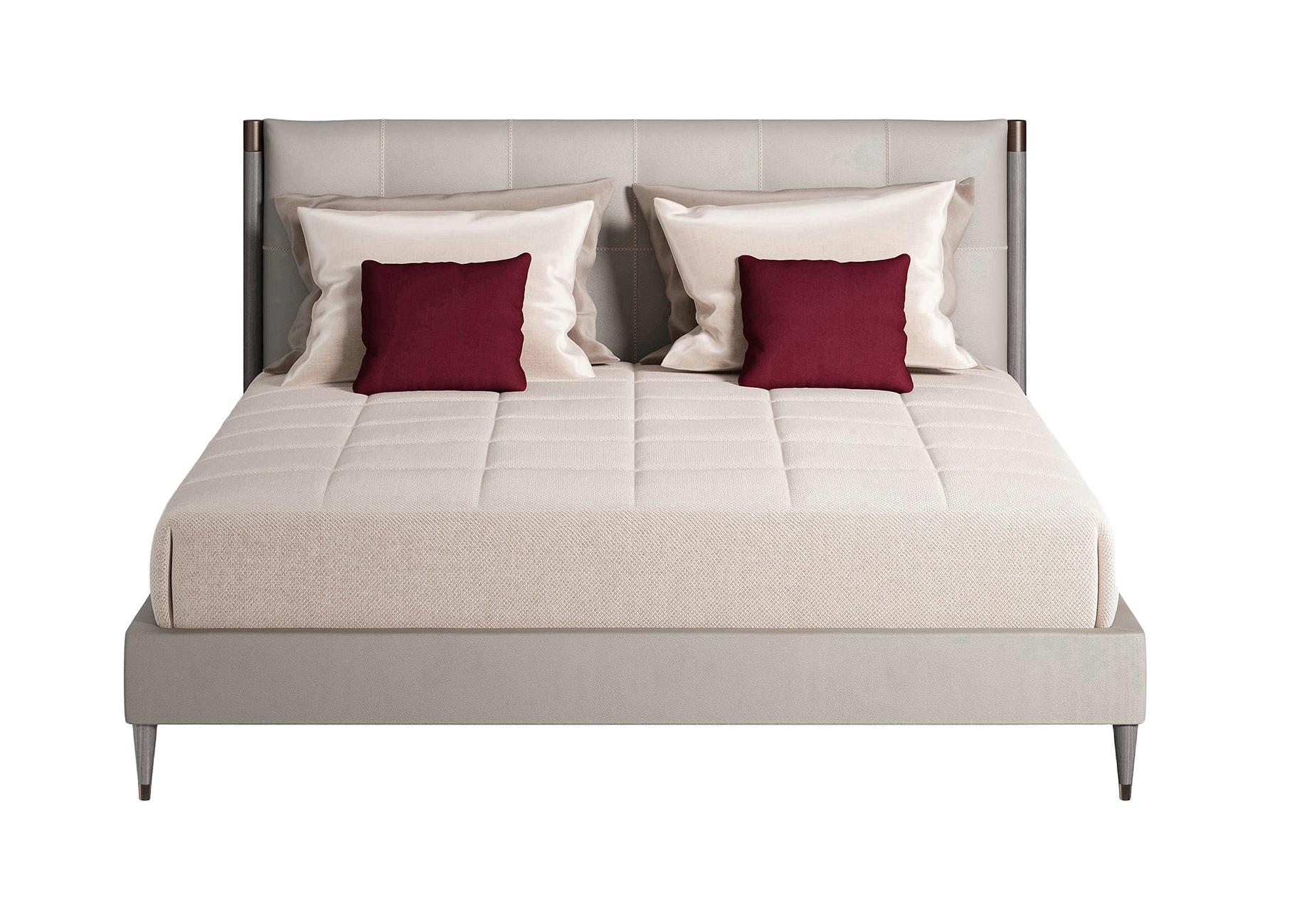 Sophisticated Bed with Headboard | Mattress Size: 200 x 200 cm