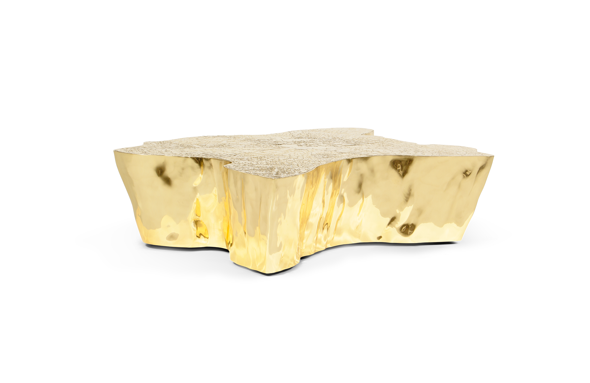 Paradise Gold Center Table | Dimensions: W 138 x D 95 x H 36 cm