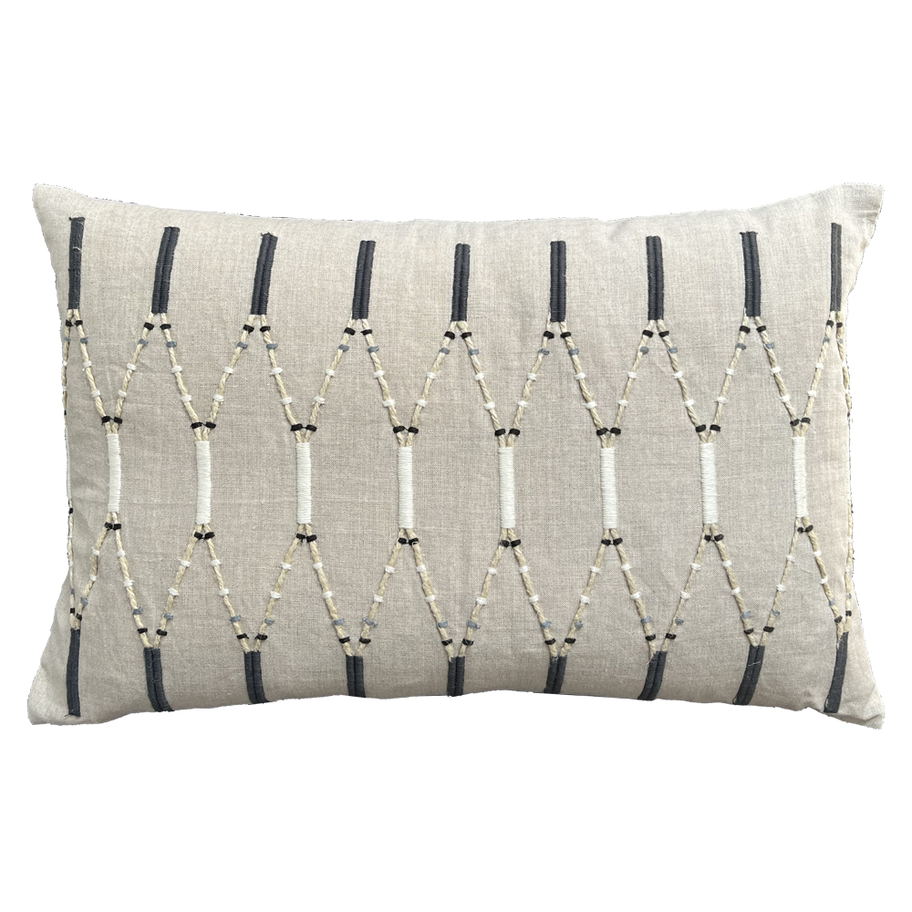 Lima Noir 60 × 40 Cushion