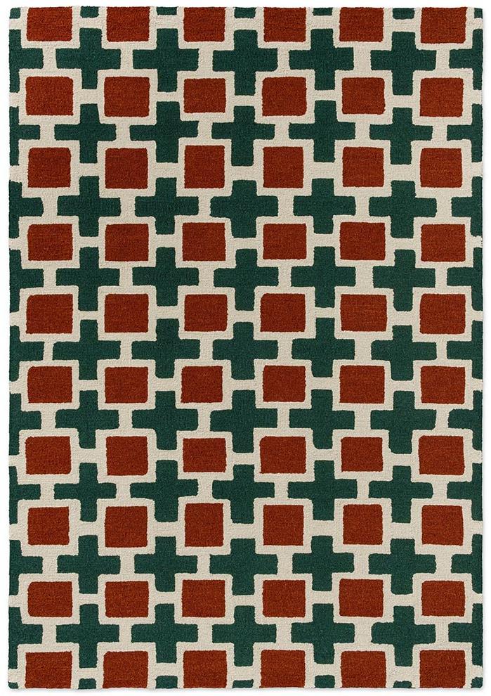 Hatch Rust Rug