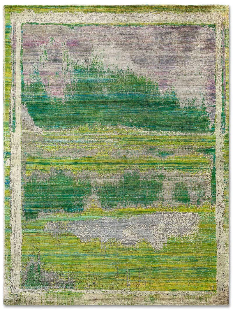 Green Mix Handmade Luxury Rug