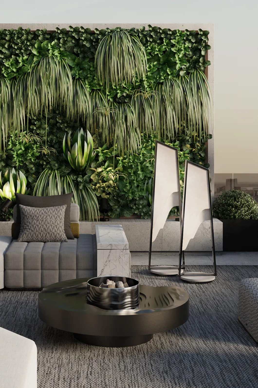 Majestic Aura II Outdoor Floor Lamp - 1