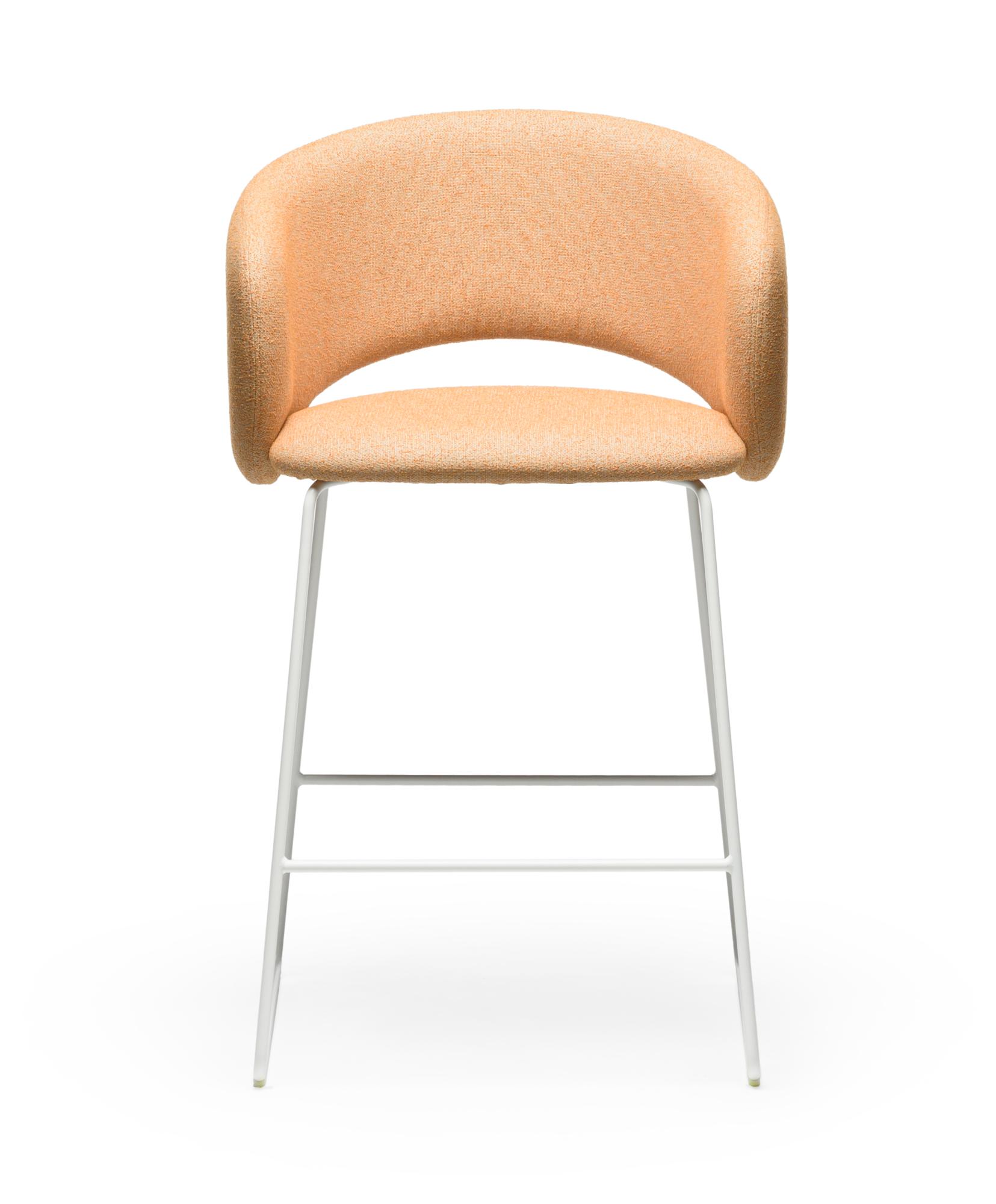 Bel Light Pink Bar Stool