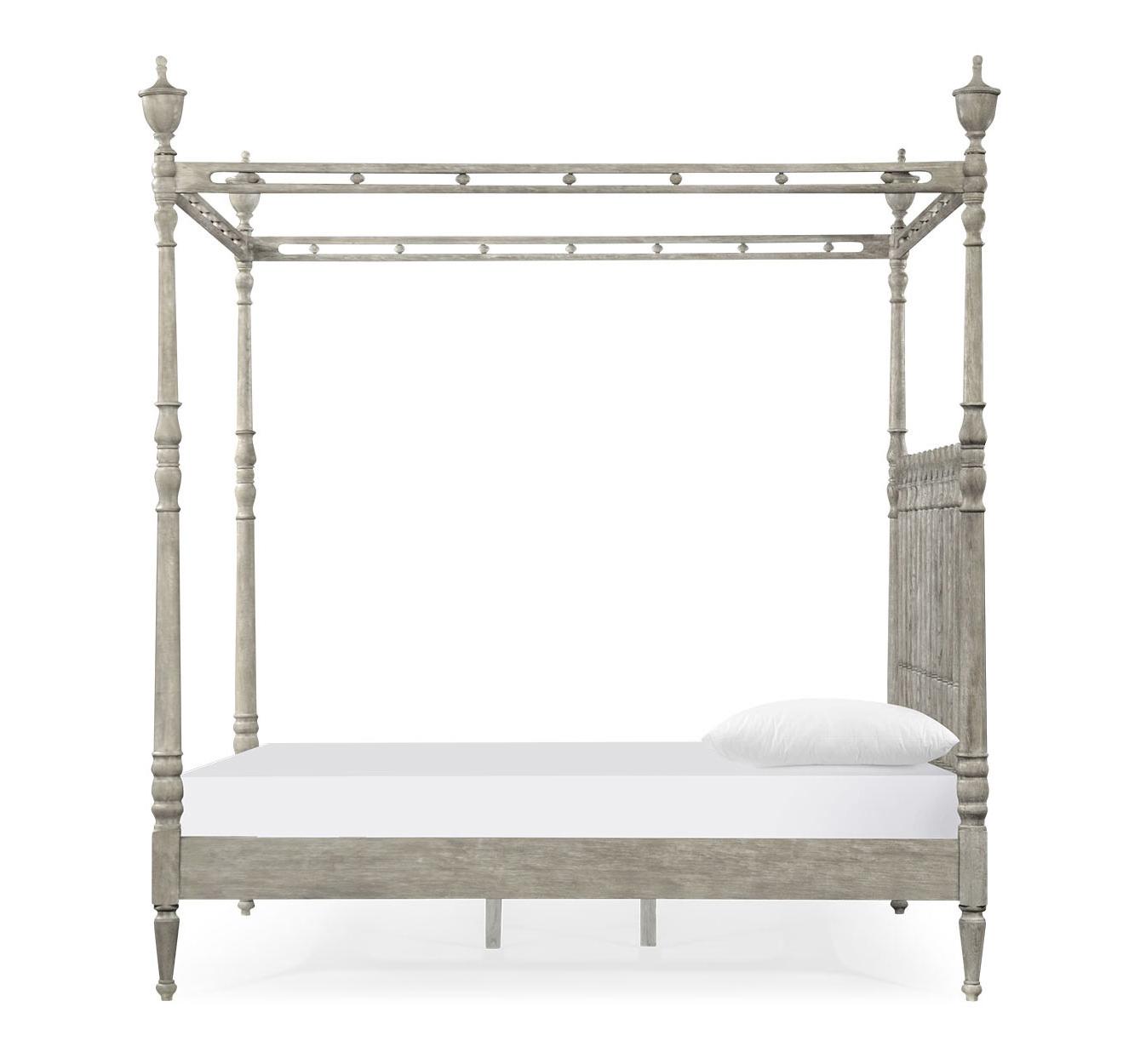 Morris King Bed Greyed Oak