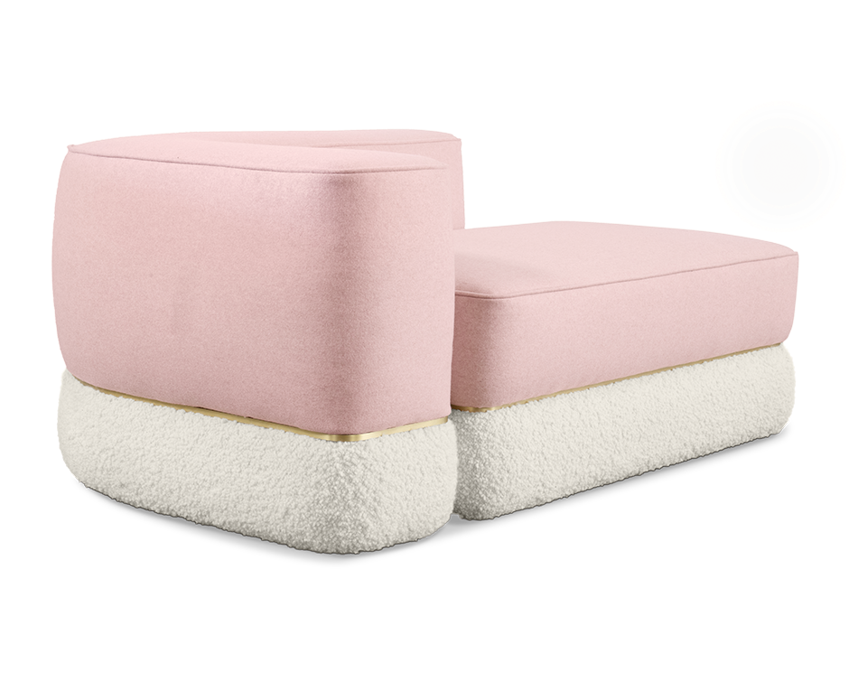 Keaton Pink Sofa