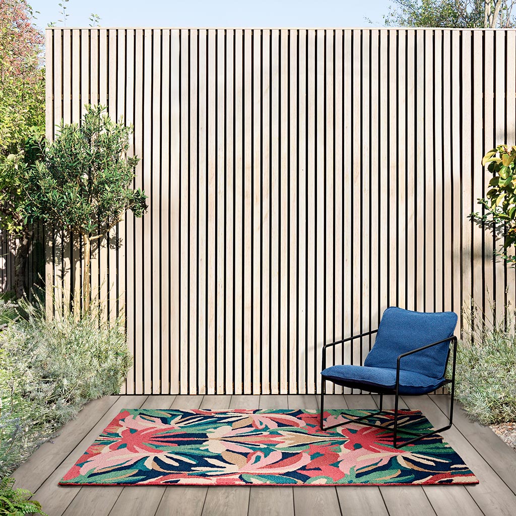 Melora Pink Outdoor Rug