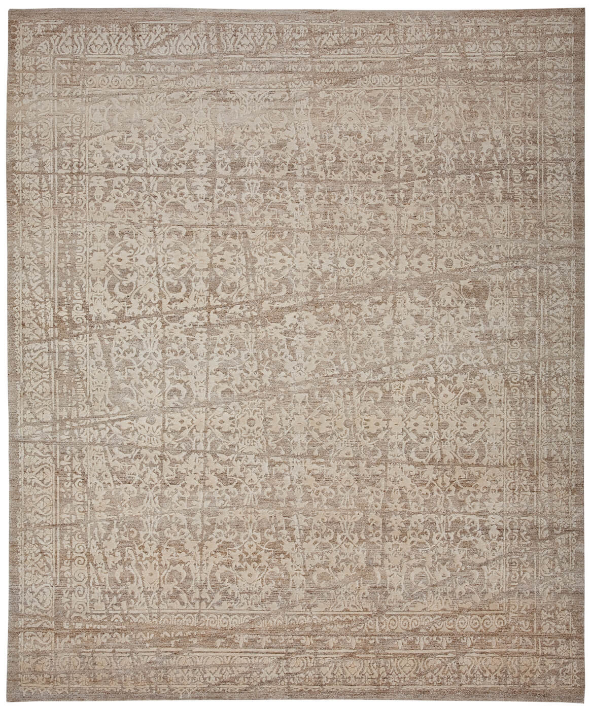 Ferrara Wrapped Beige Rug ☞ Size: 250 x 300 cm