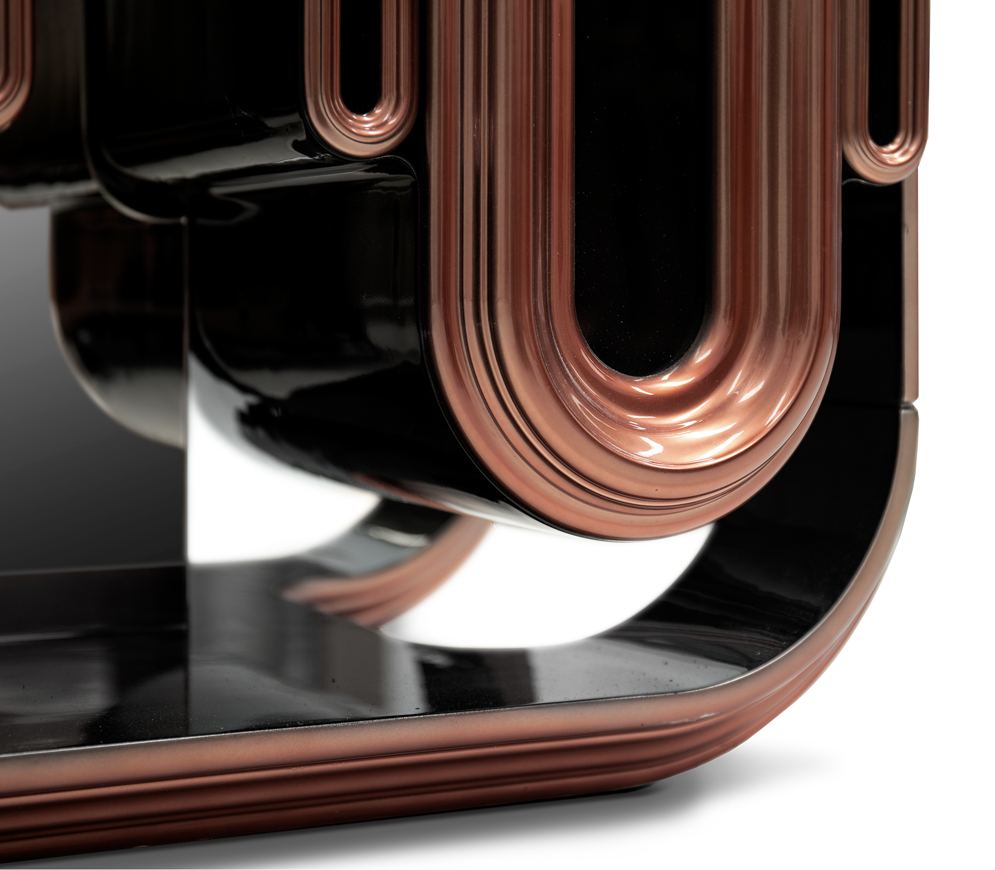 Ellipse Copper Designer Sideboard
