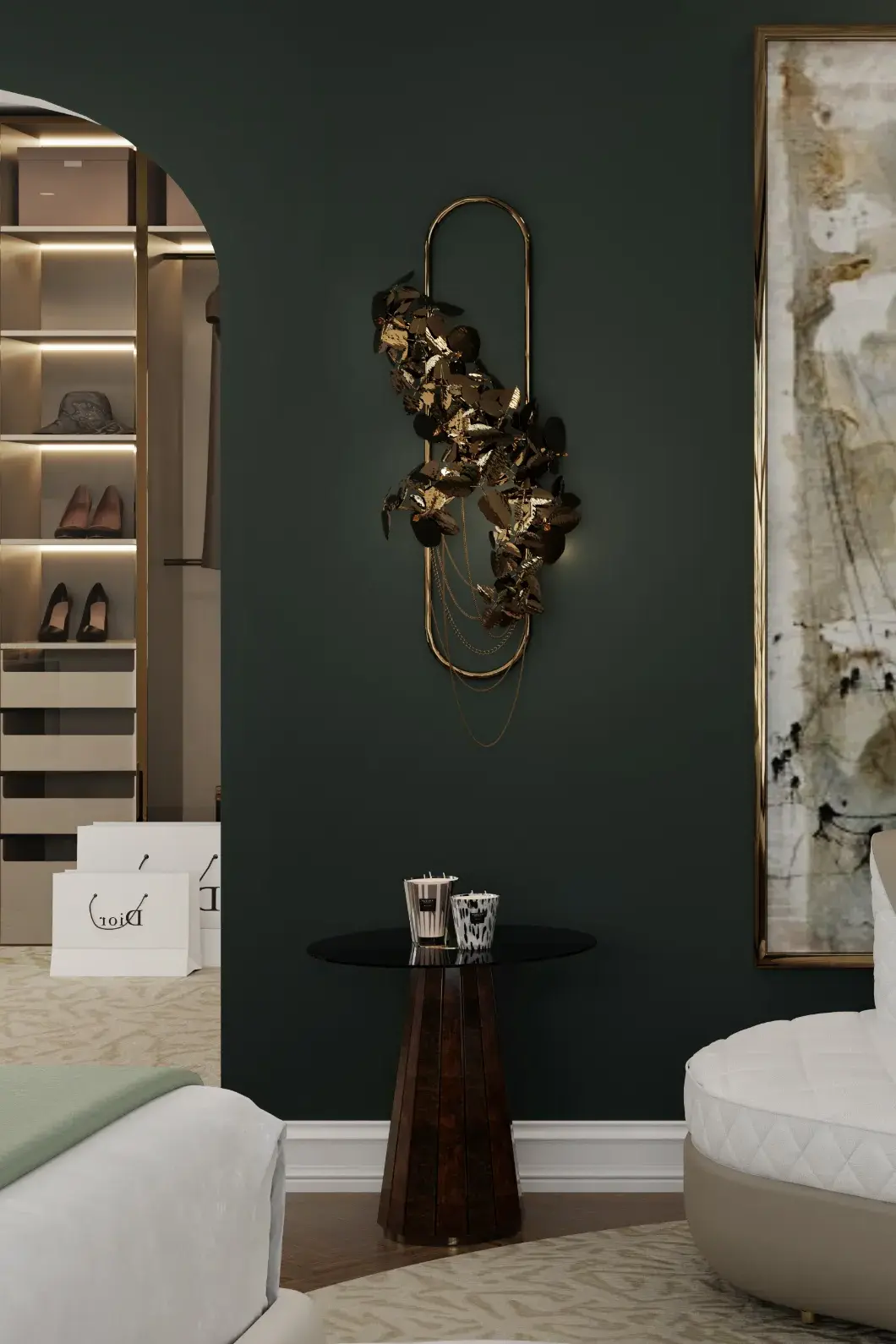 Glow II Black Side Table - 2