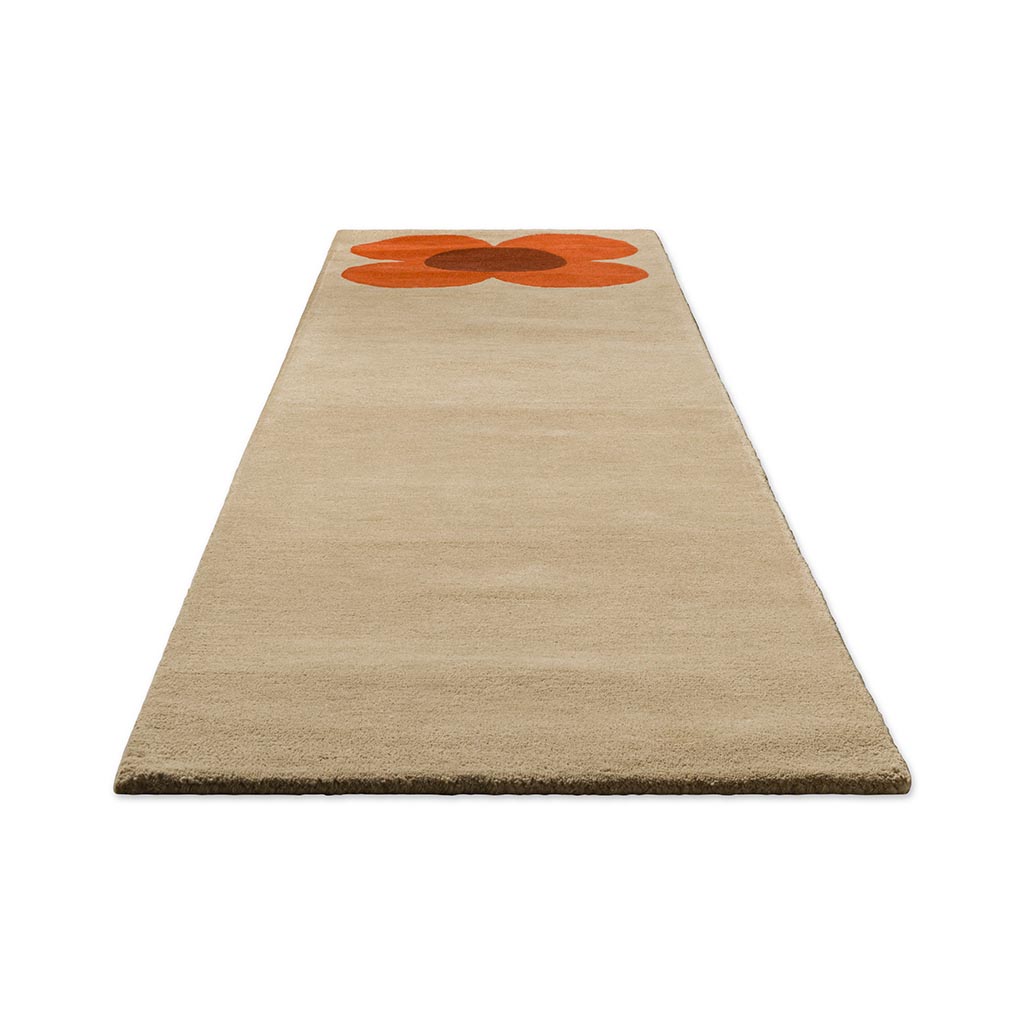 Flower Placement Pumpkin/Ecru 158203 Rug