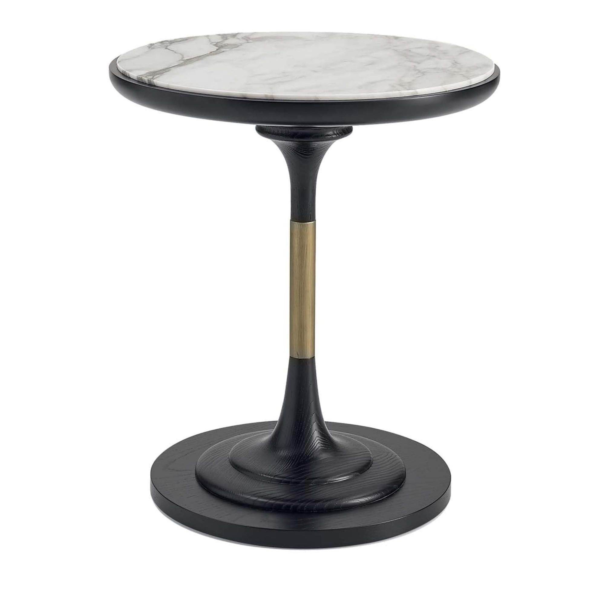 Luxurious Marble-Top Side Table