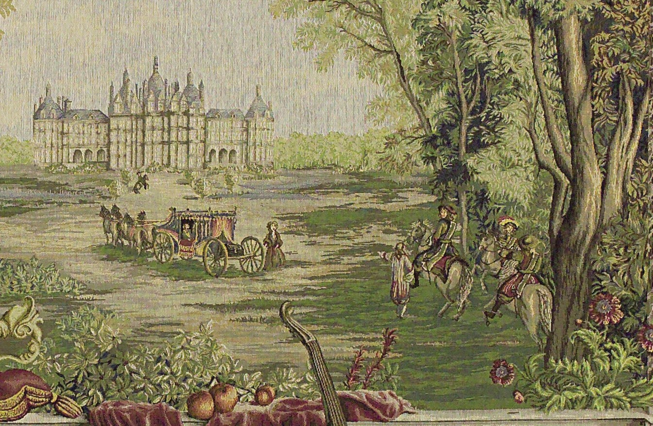 Greenery at the Castle (Large) Tapestry