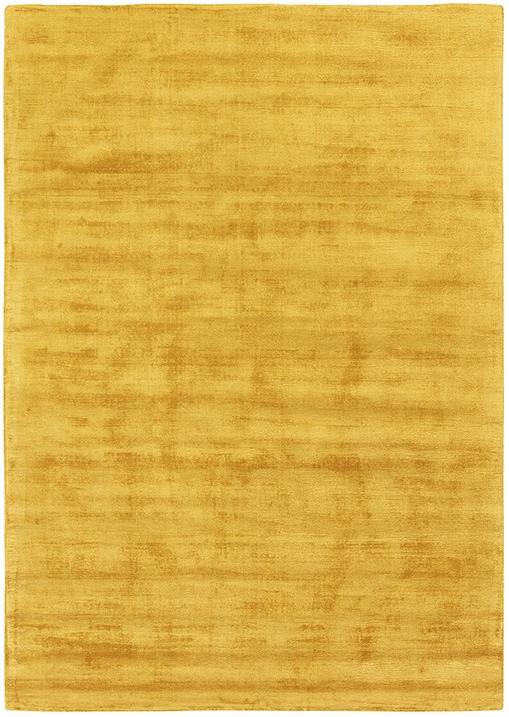 Plain / Yellow Indian Handwoven Rug