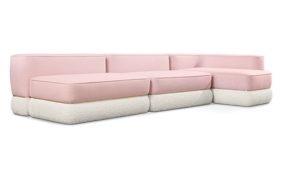 Keaton Pink Sofa