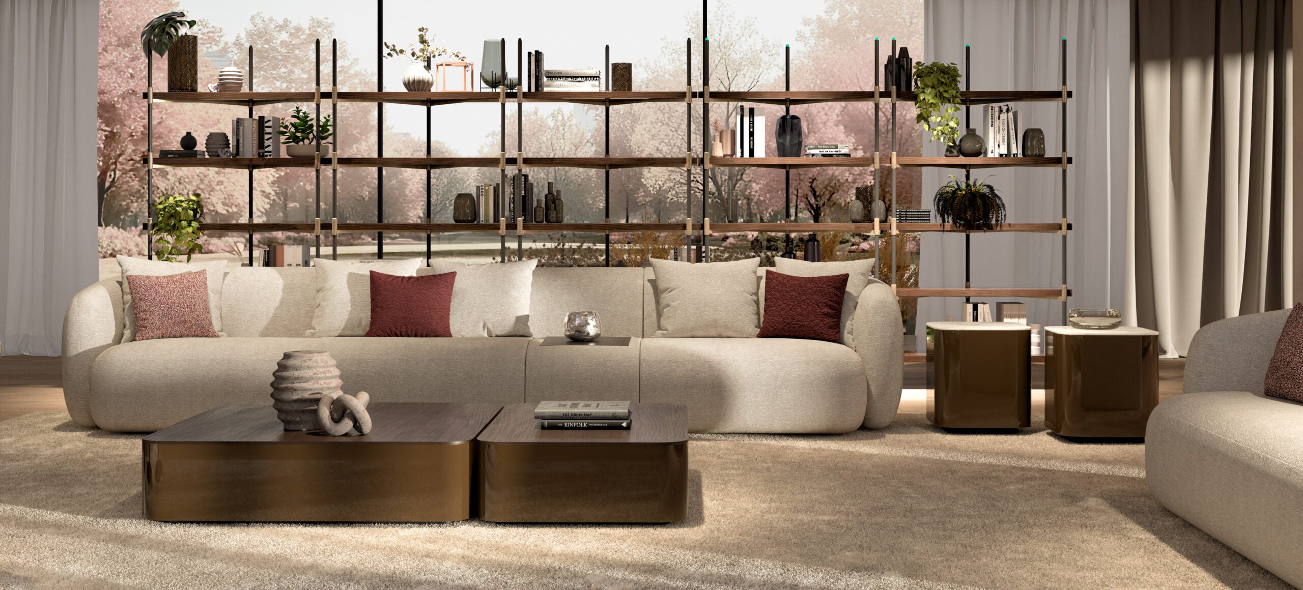 Italian Fixed Sofa - 2