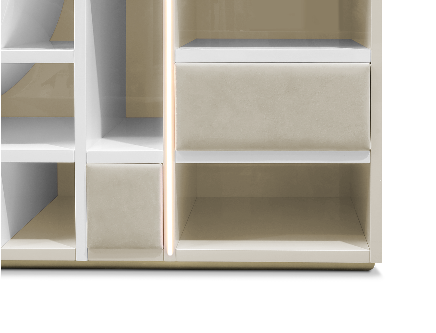 Sugar Rush Beige Children's Bookcase