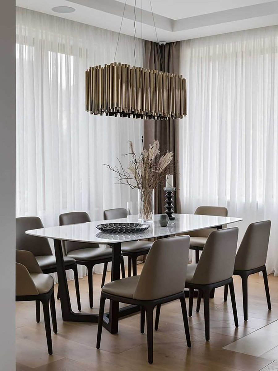 Brubeck Rectangle Suspension Lamp - 1