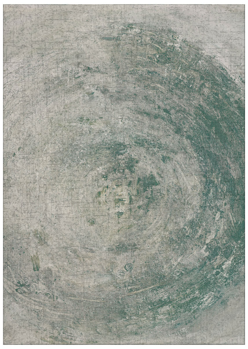 Nautillus Lichen Fossil Rug ☞ Size: 170 x 240 cm