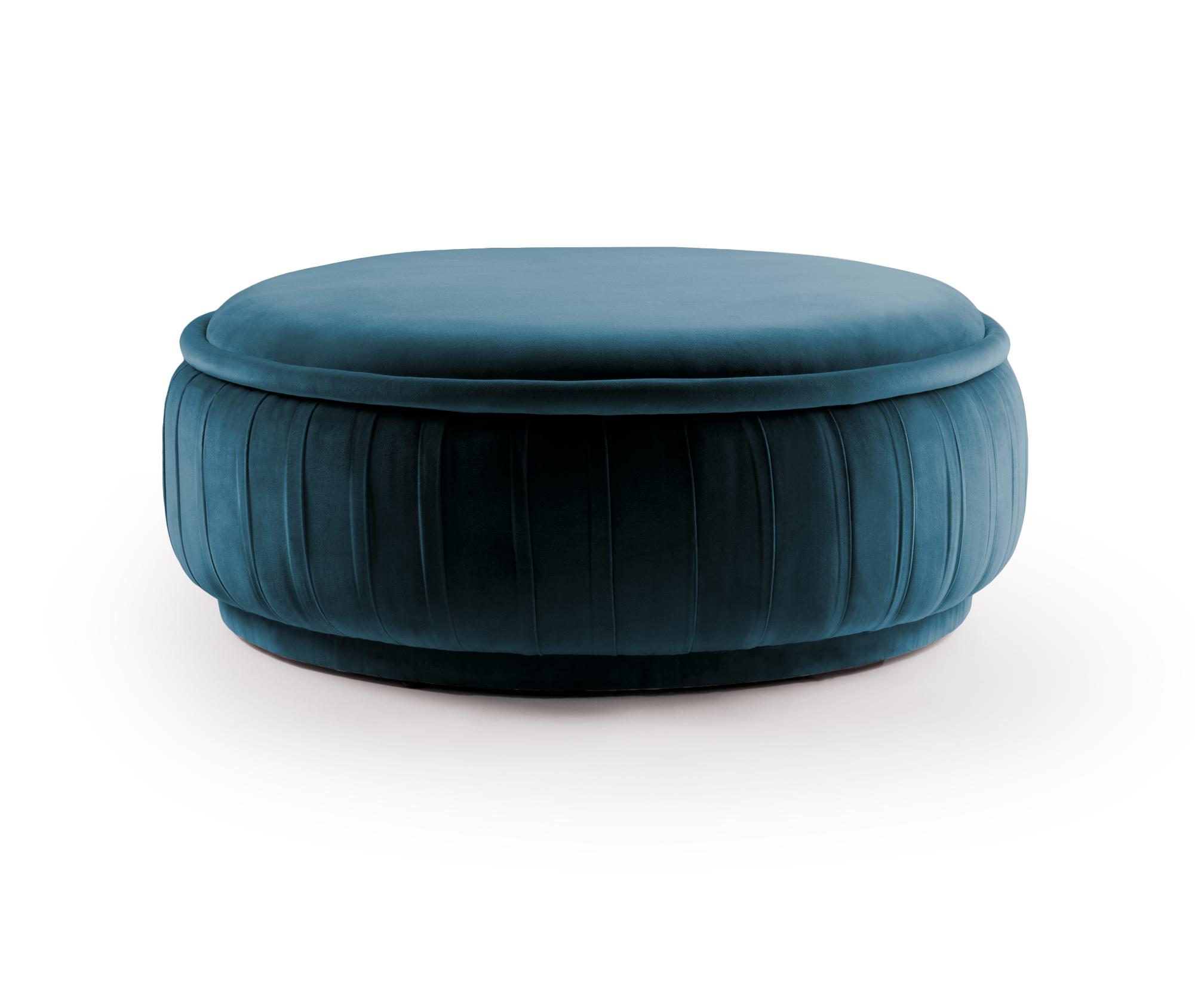 Malibu Blue Pouf