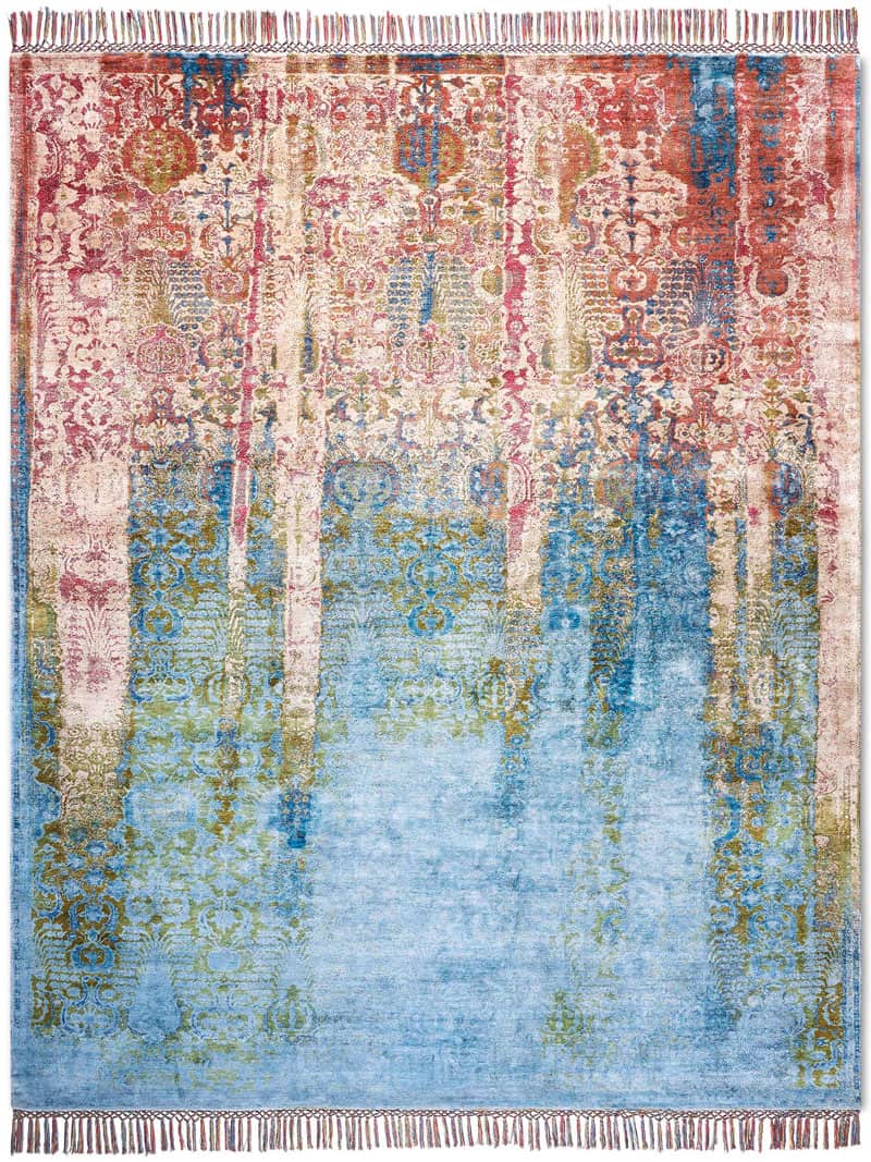 Woods Multi Luxury Hand-Knotted Rug