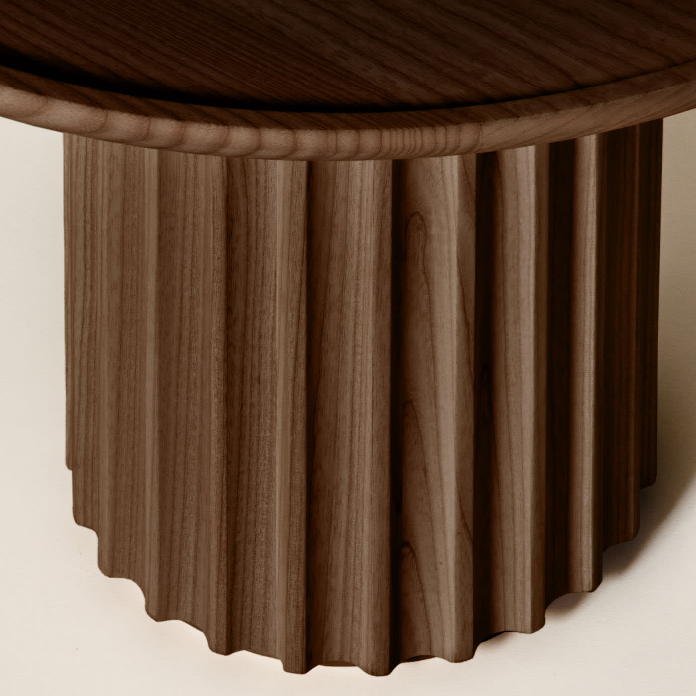 Capitello Premium Brown Side Table Italian Artisan Made
