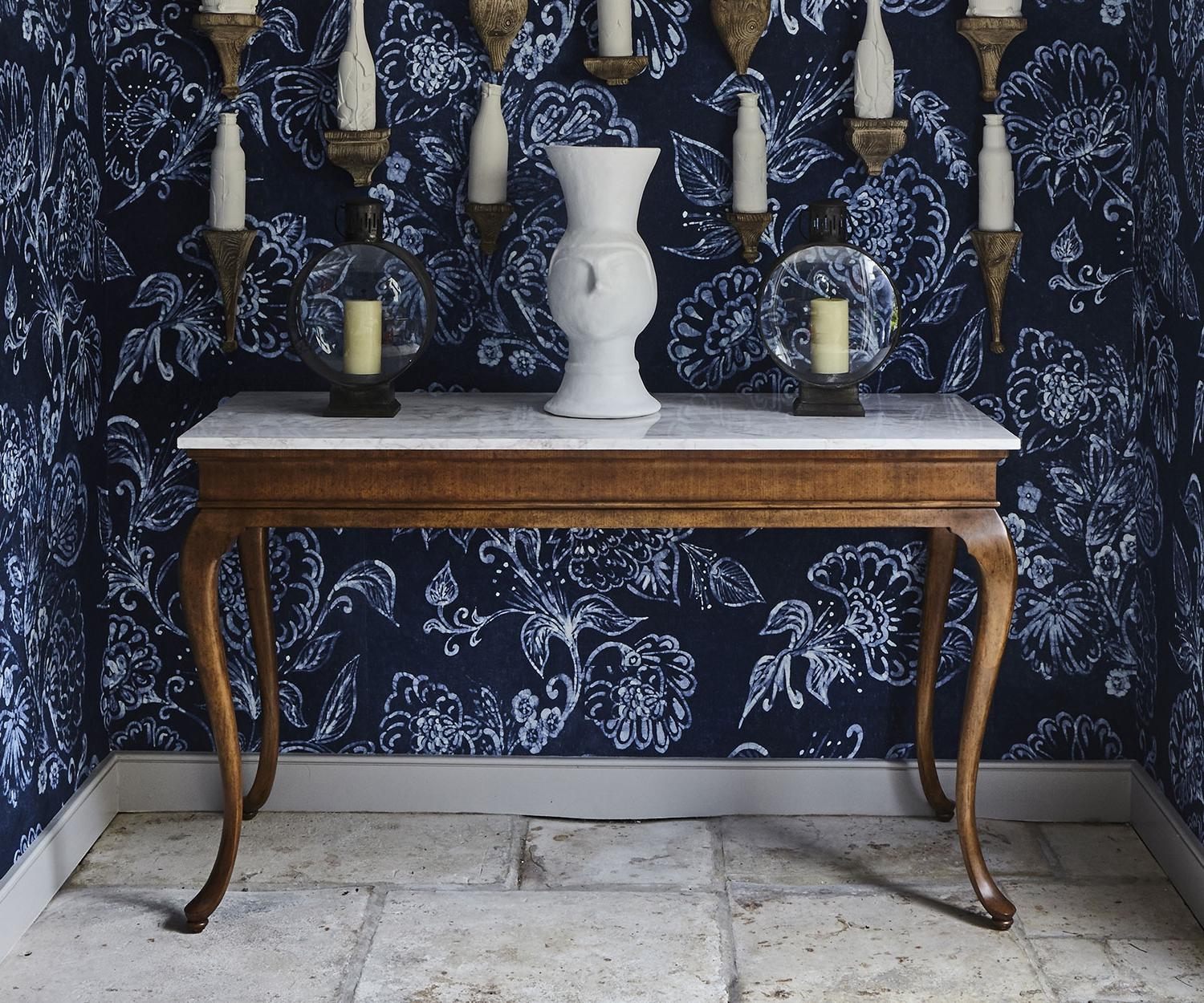 Marquette Console Grey Fruitwood