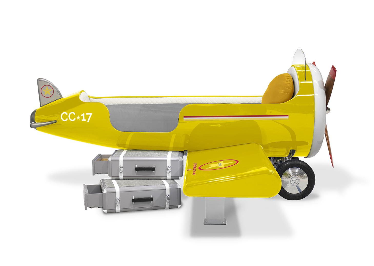 Cloud Glider Yellow Plane Bed