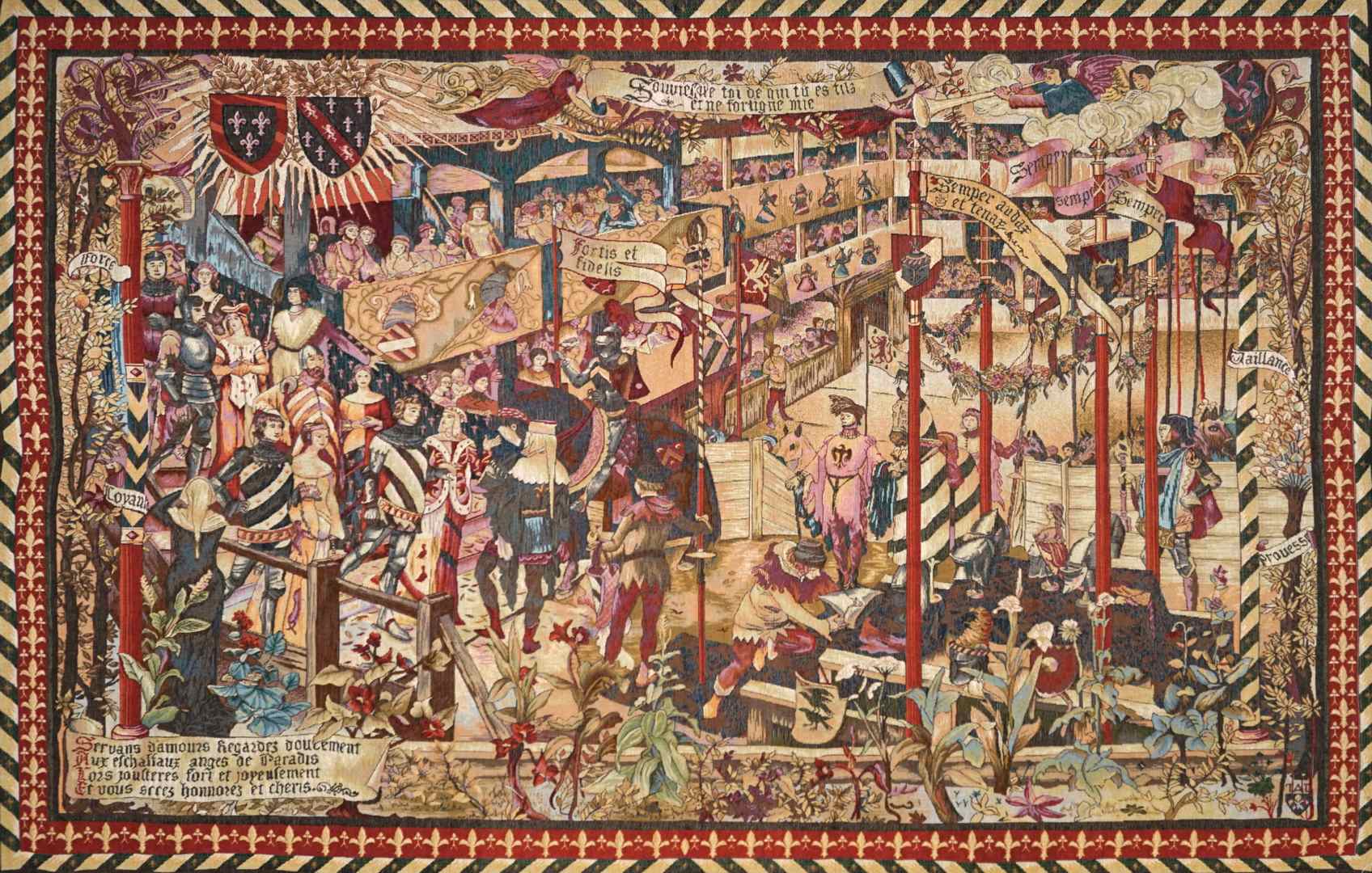 Medieval Tournament Tapestry