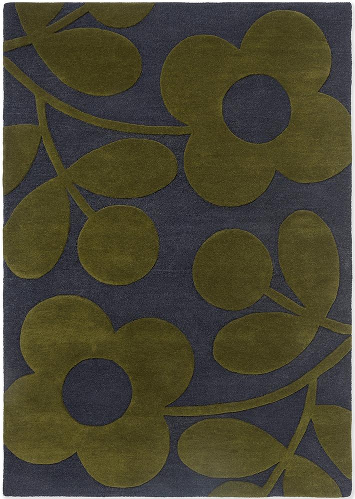 Sprig Stem Marine 063908 Designer Wool Rug