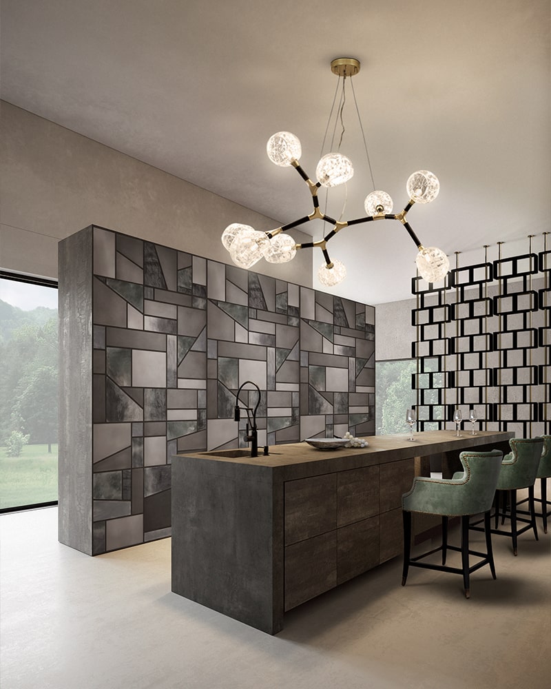 Multi-Shade Irregular Large Pendant Light