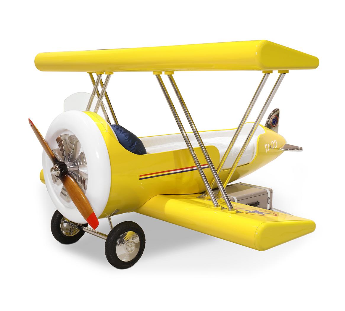 Sky Rider Yellow Plane Bed