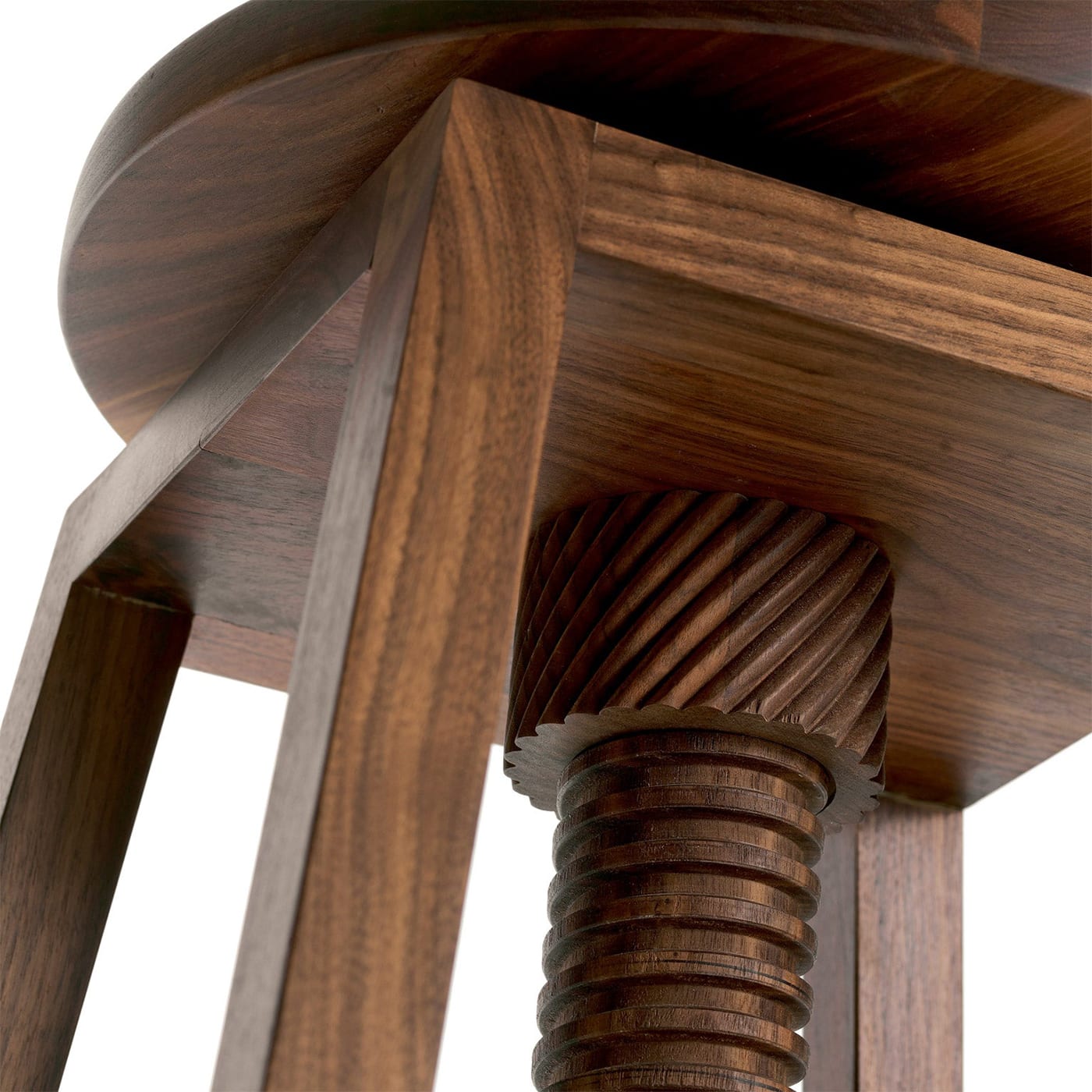 Invito Bespoke Low Brown Stool