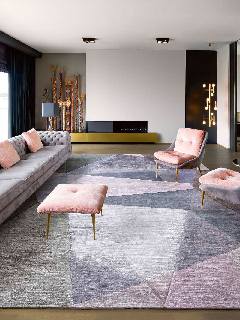 Crystal Luxury Hand-Knotted Rug