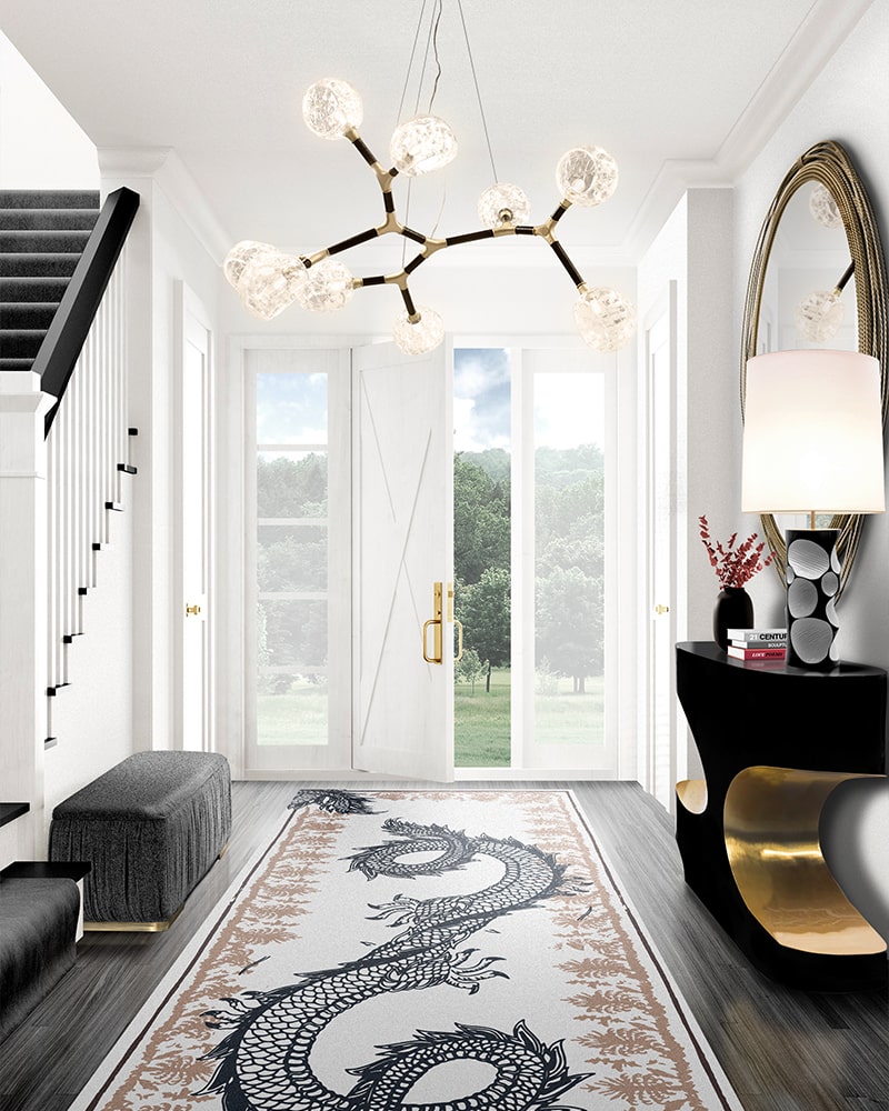 Multi-Shade Irregular Large Pendant Light - 2