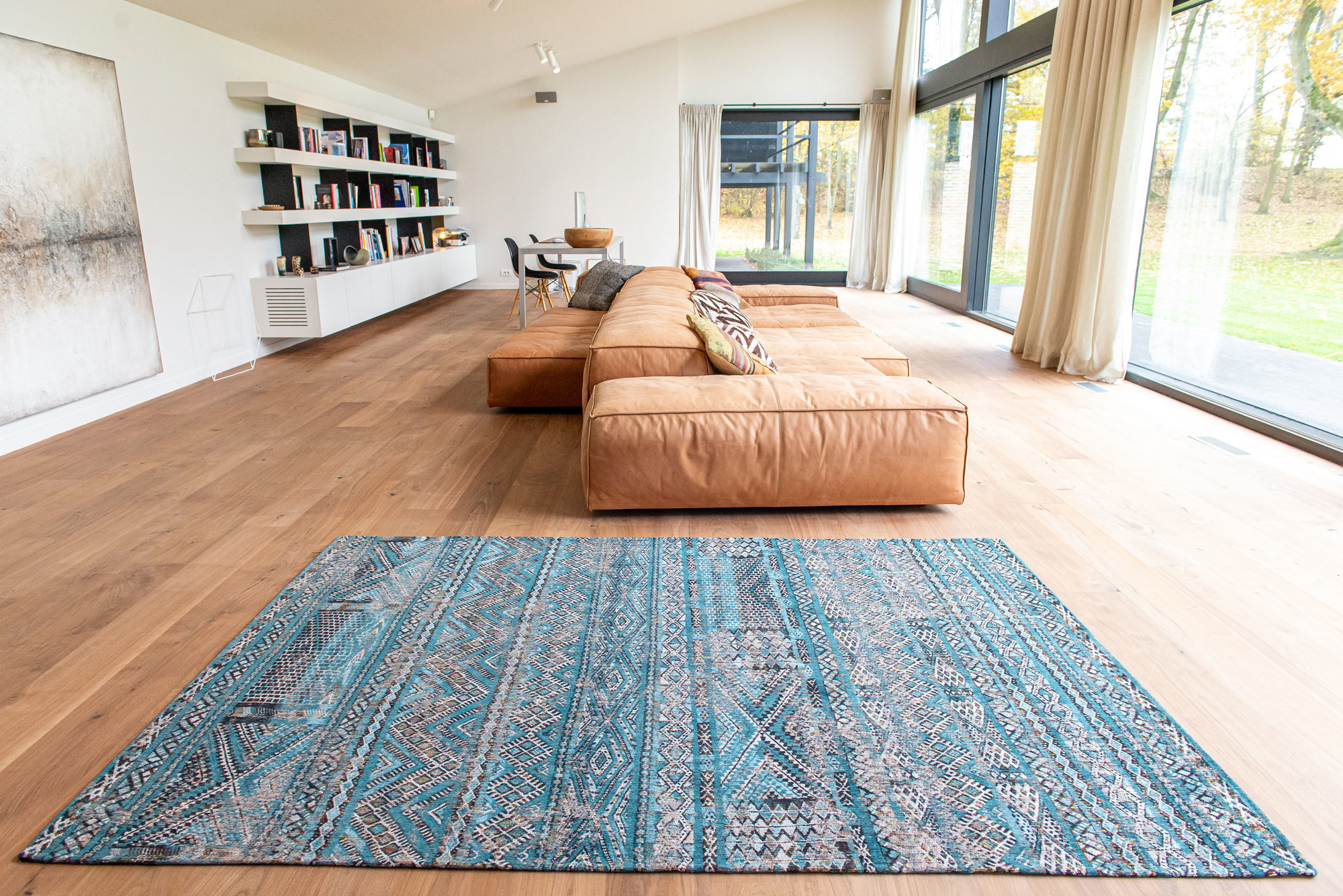 Zemmuri Blue 9110 Rug