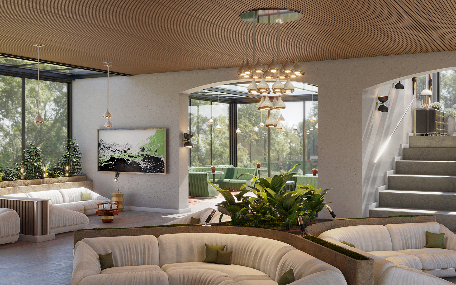 Elegance 41 Chandelier Suspension Lamp - 2