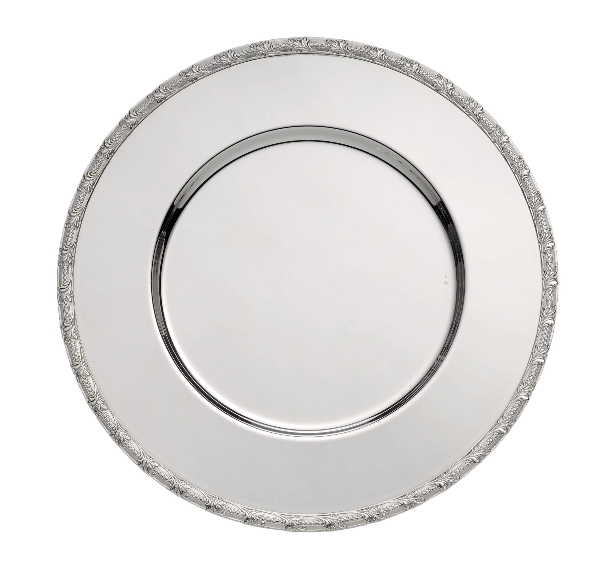 Royal Silver Decorative Plate
