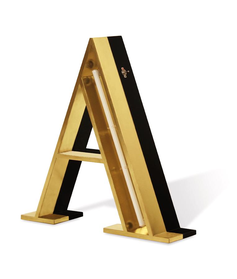 Illuminated Alphabet A