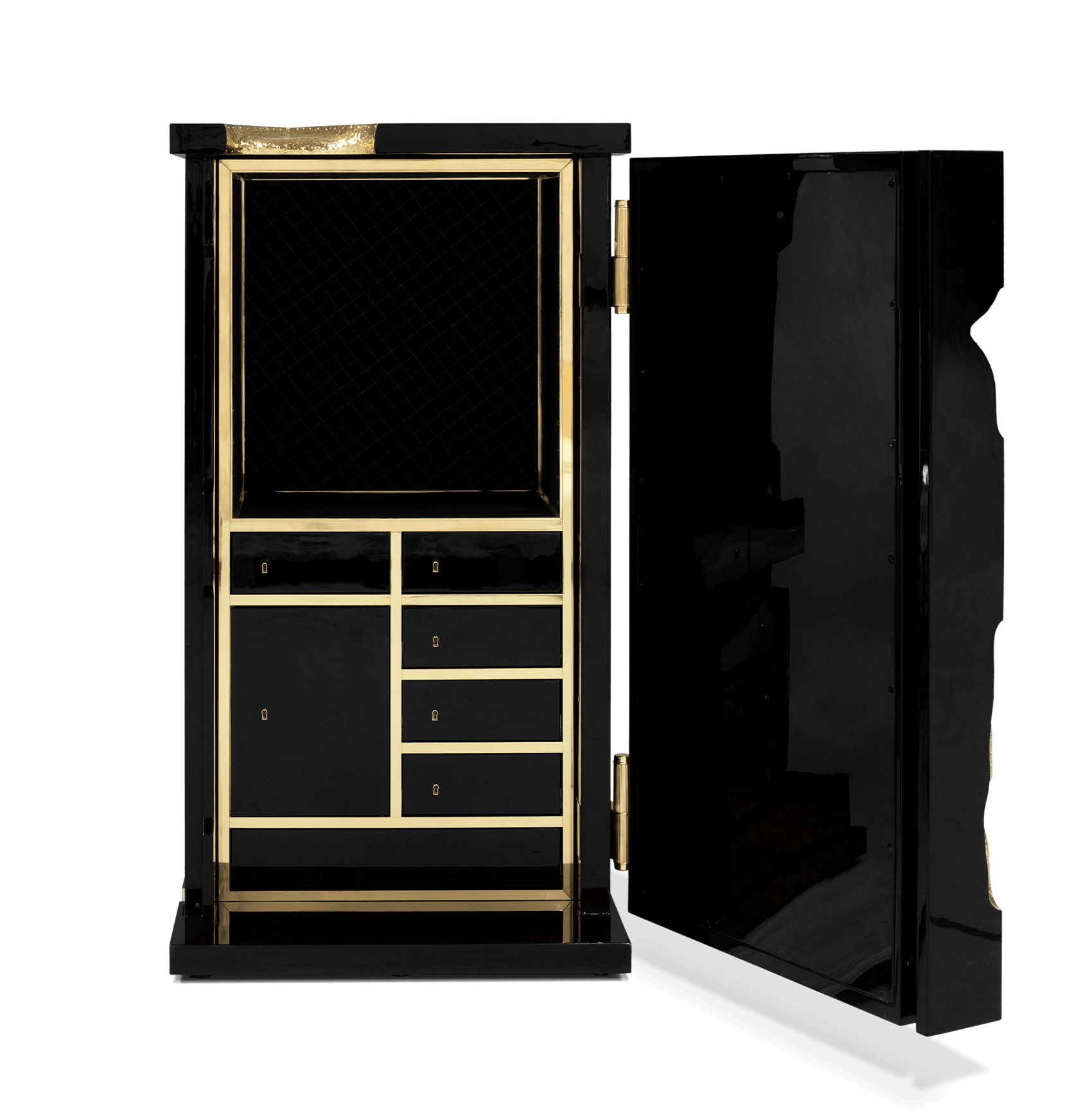 Tycoon Black & Gold Elite Safe