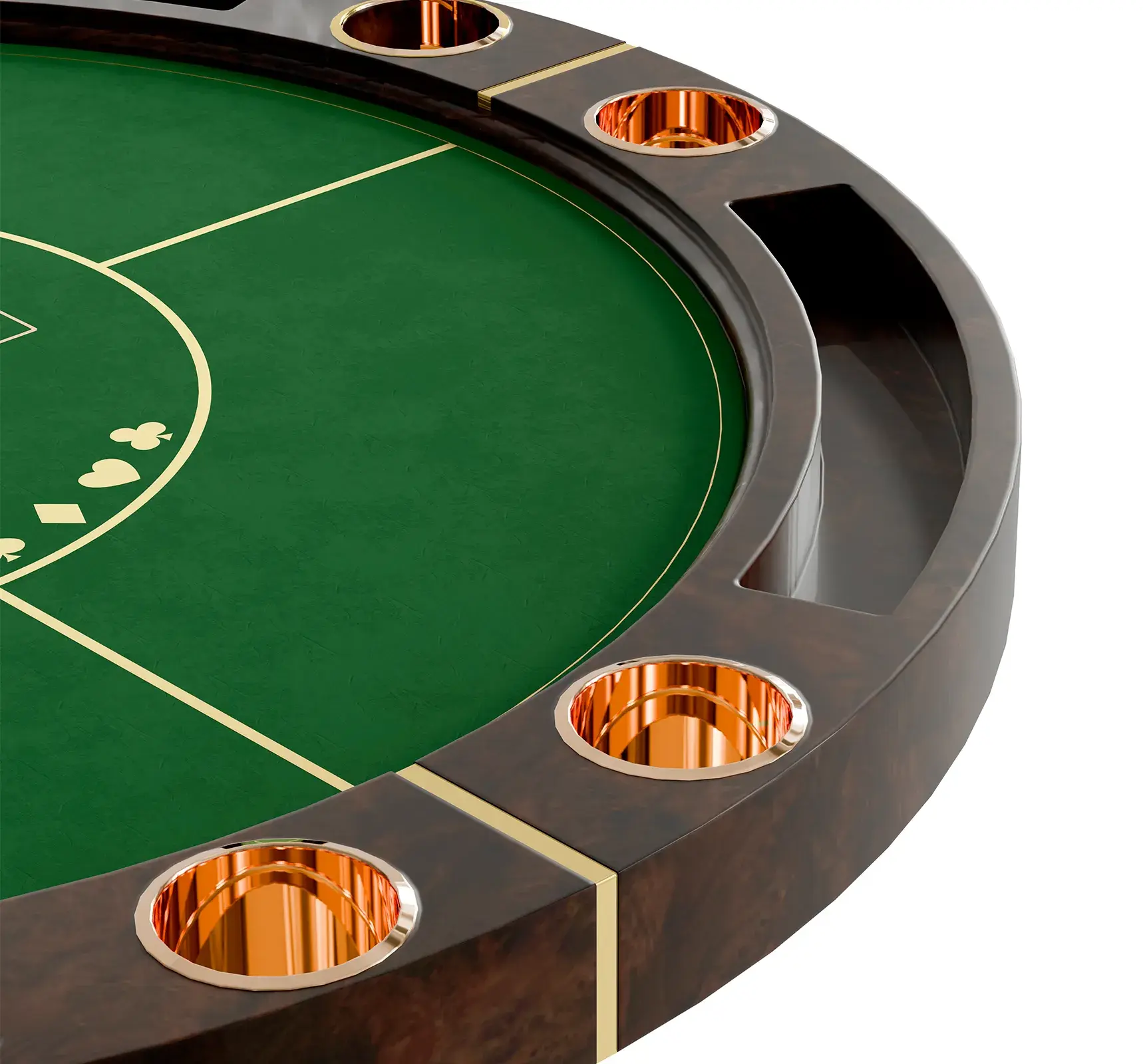 Noble Grey Poker Table