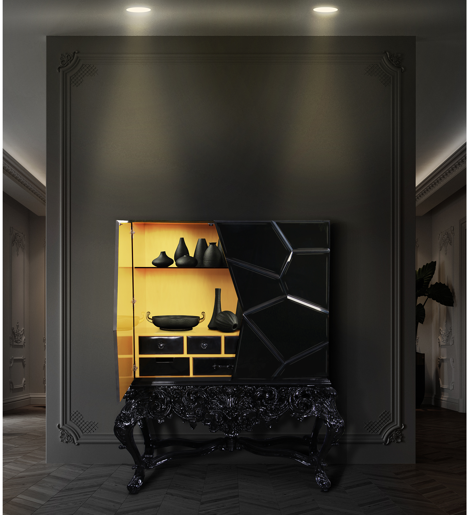 Victoria Luxe Display Cabinet