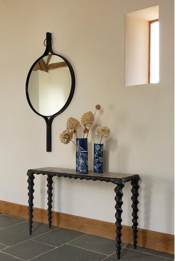 Karinta Console Table White Oyster