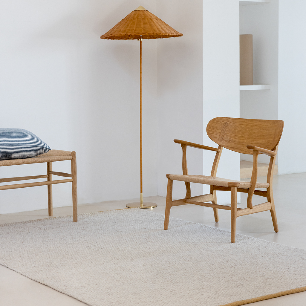 Craft Matter Plain Warm Whit Rug