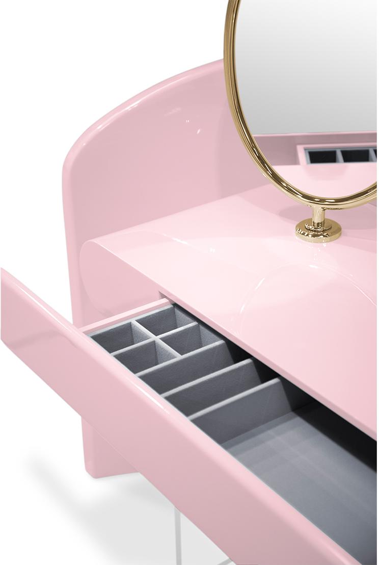 Dreamy Cloud Pink Dressing Table