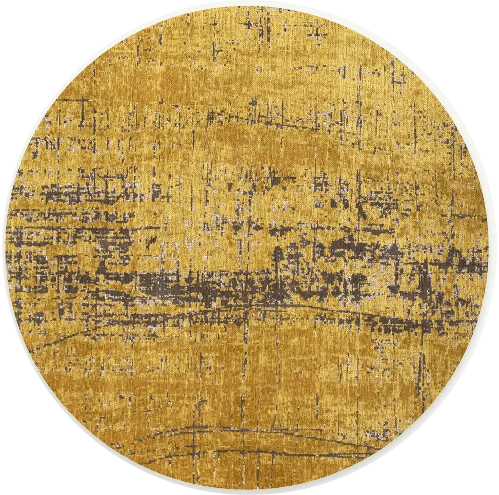 Liberty Gold 8550 Round Rug