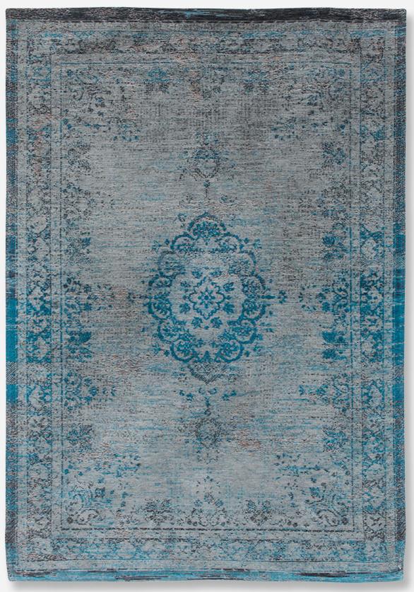 Vintage Style Grey Turquoise Rug 8255