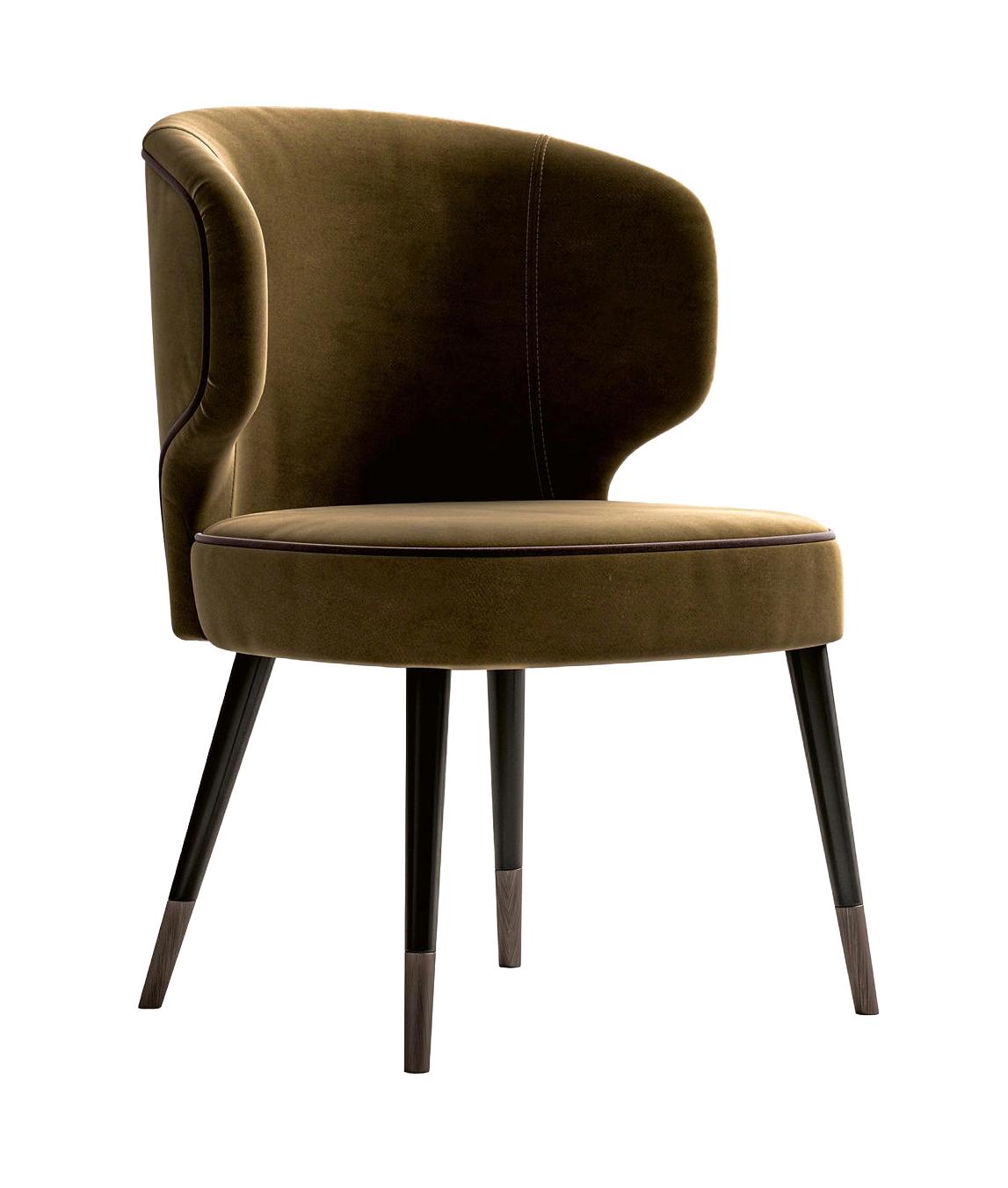 Curved Back Stylish Chair