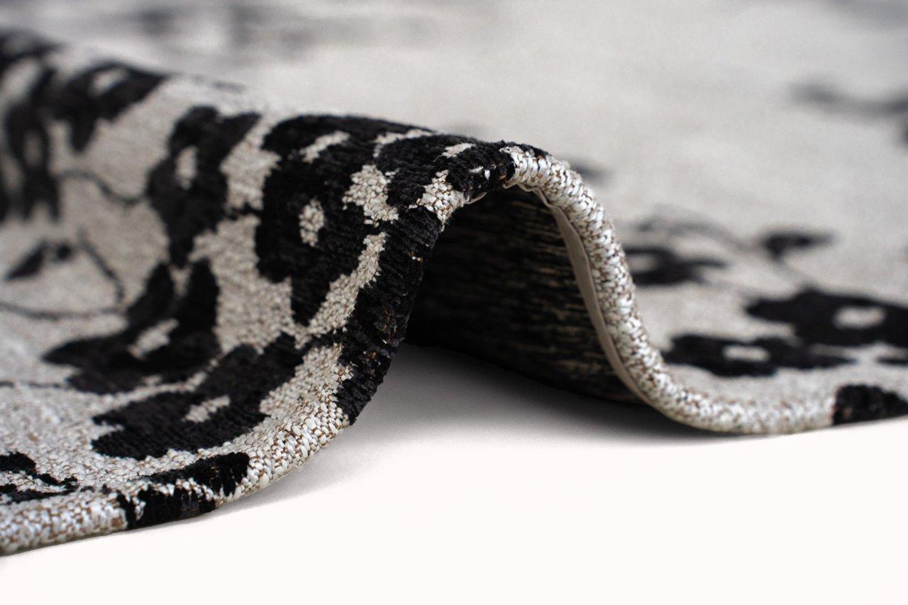 Night Snow 9835 Round Rug